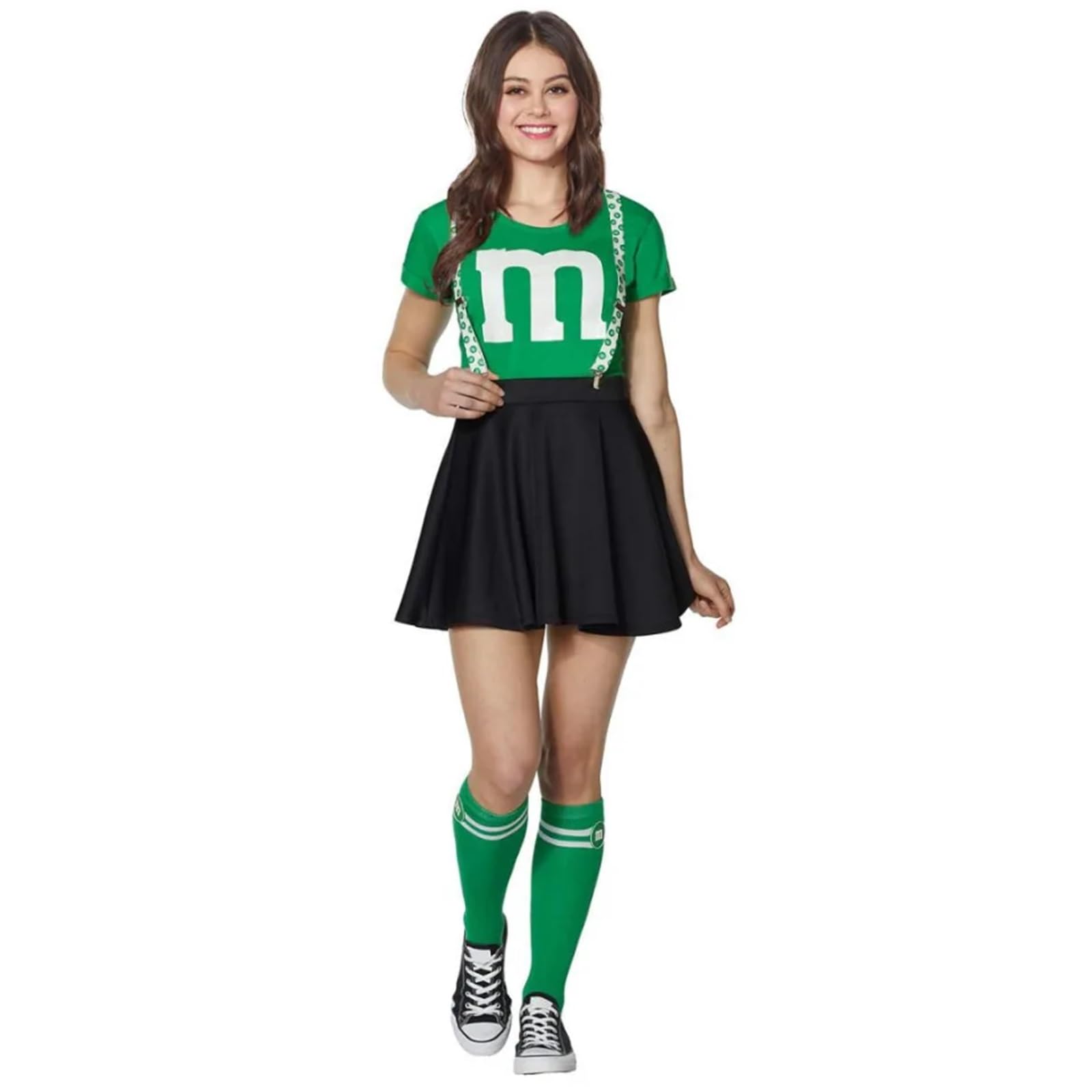 Costume da Cheerleader Costume da cheerleader for studentesse del gruppo SL Girl, con la parola M, bodybuilding, danza, esercizio, uniforme Per lo sport