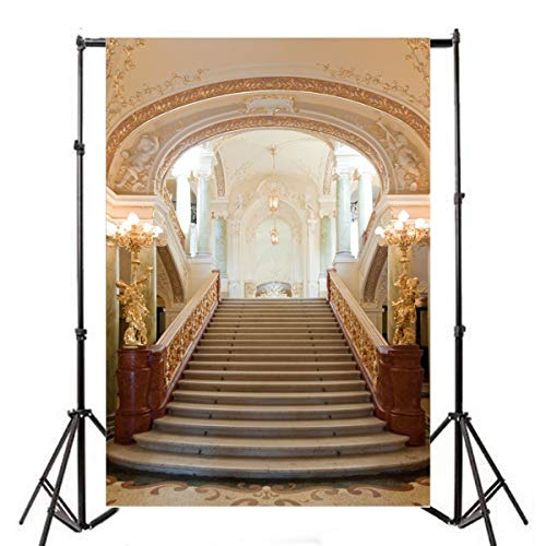 Yeele 8x10ft Baroque Building Castle Photography Backdrops Arcade Elegance Luxury Magnificent Noble Decoration Photography Background Vinyl Photo Shoot Studio Props - Thumbnail 3