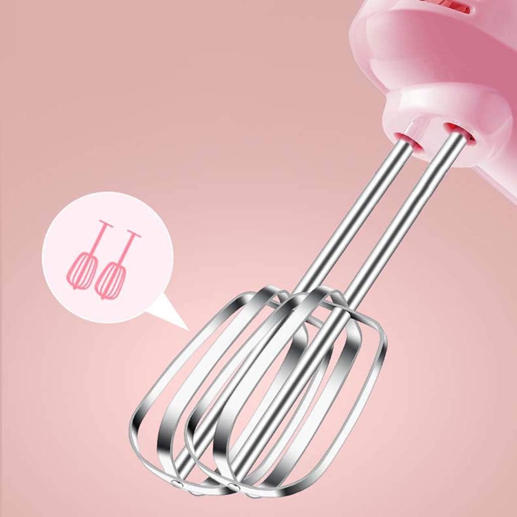 150W 5-Speed Kitchen Hand Mixer Stainless Steel Smooth Creamy Whipped Mixtures Plus Convenient Beater Storage