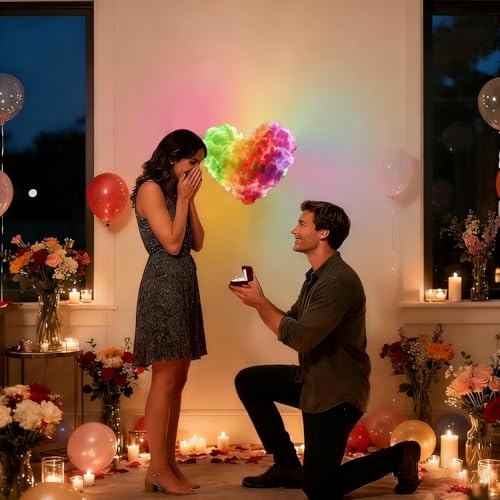 Luz Nube iluminación 3D RGB lámpara LED de pared decorativa para dormitorio y hogar 2