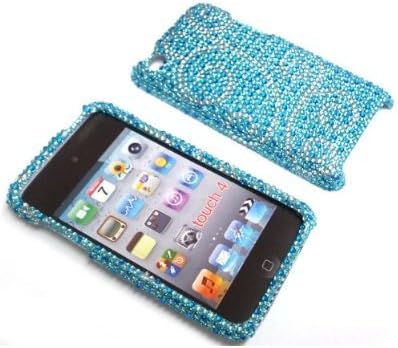 Bling Flourish Diamante for Apple iPod Touch 4g 4th Generation Hard Case Cell Phone Protector Phone Accessory