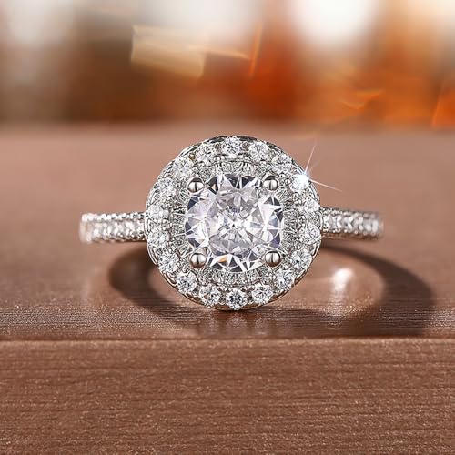 Graceful Round Cubic Zirconia Eternity Ring for Women Luxury Wedding Band Jewelry for Female4