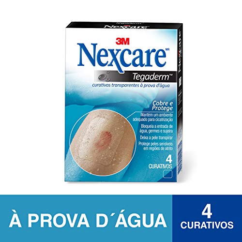 Nexcare, 3M, CurativosTegaderm Sem Pad, 4 Unidades