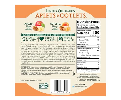 Bundle Liberty Orchards Original Aplets & Cotlets y Fruit Delights miniatura 4