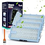 Miele Hepa Airclean SF-HA 50フィルター交換用モデルS4、S5、S6、S8、S8000、S699、コンプリートC2、C3、コンパクトC1、C2用HEPAフィルター(6パックSF-HA 50)。