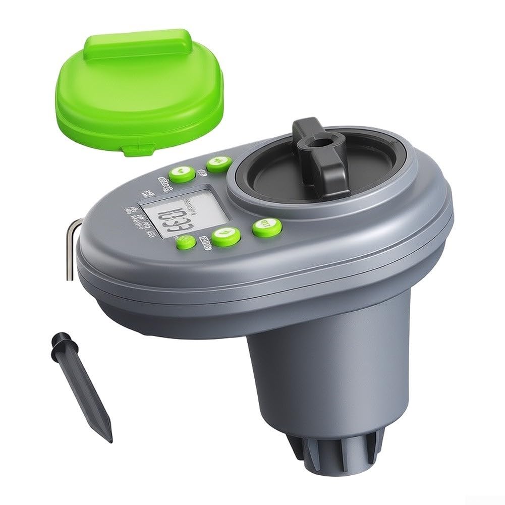 Regolatore di irrigazione a 4 zone Timer di irrigazione intelligente con design impermeabile IP68 Sensore pioggia compatibile per giardini domestici Paesaggistica commerciale Orari personalizzati