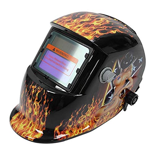 Cagoule Soudure, Masque Soudure Casque de soudage Automatique Solaire assombrissement Soudeur Masque Flam