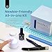 Beetles 240 Pcs Almond Nail Tips Kit with 20 Colors Gel Nail Polish Set