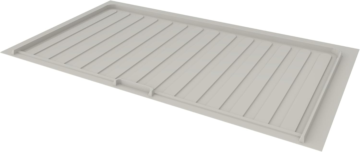 REV-A-SHELF Gray Flexible Polymer Trim-to-Fit Drip Tray for 39" - 42" Sink Base Cabinets