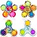 Sunshine smile Juego de Juguetes Fidget de 4 Piezas, Juego de Juguetes Fidget sensorial, Juego de Burbujas de Empuje, Juego de Juguetes antiestrés, Juguetes para los Dedos para aliviar la ansiedad