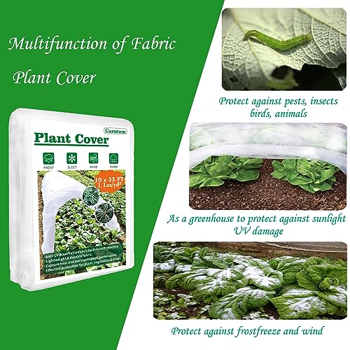 Garutom Freeze Protection Frost Cloth for Plant: 10'x 50' $14, 10'x 33' - image 2