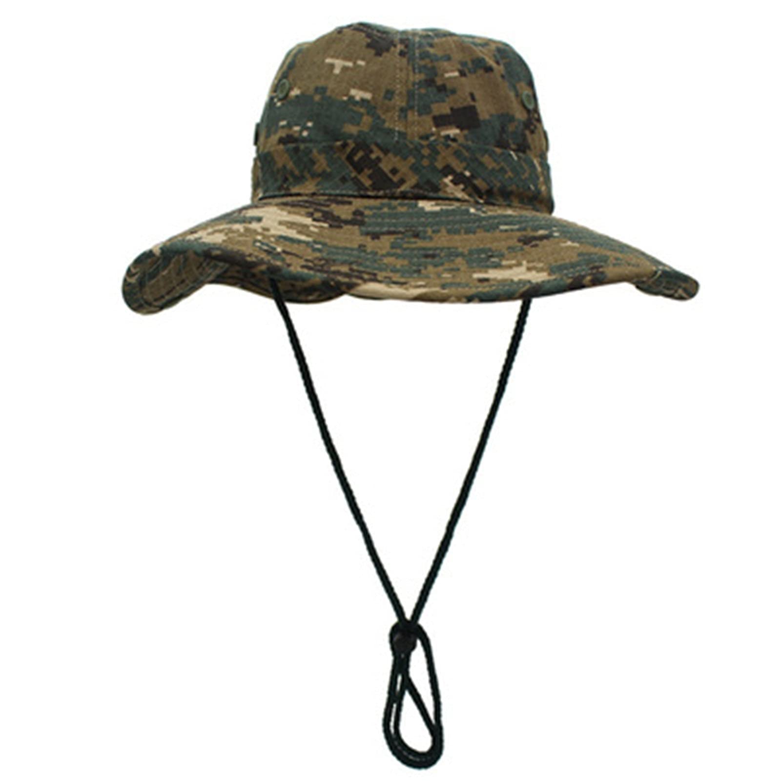 Sombrero de Pesca Camuflage de Pescador al Aire Libre Fotografía Sombrero Sol para Sombreado al Aire Libre