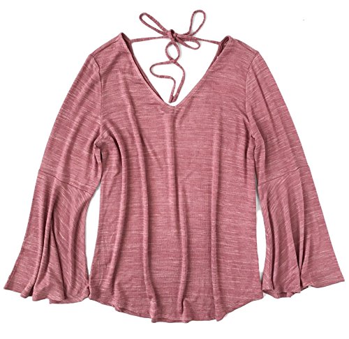 Loft Ann Taylor Women's Spacedye Bell Sleeve...