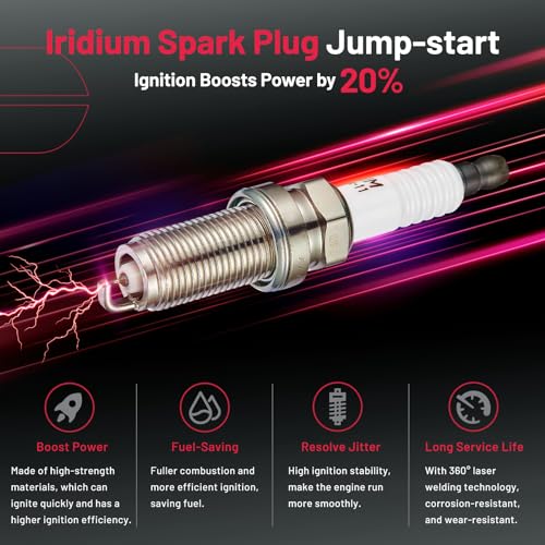 Image of BDFHYK Ignition Coil UF351 and Spark Plug 4505 for Nissan Sentra 2002-2006