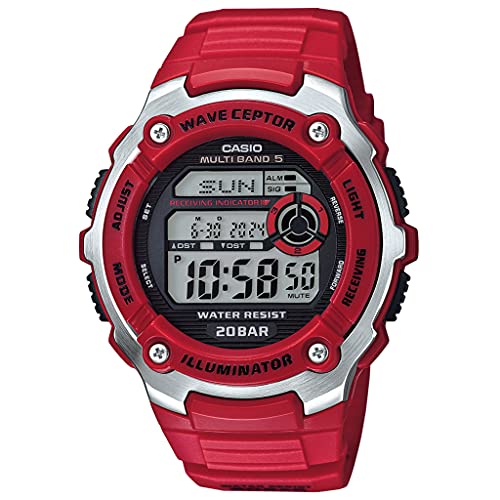 CASIO腕時計 カシオ デジタル表示 丸形 カレンダー 20気圧防水 ワールドタイム WV-200R-4AJ メンズ腕時計