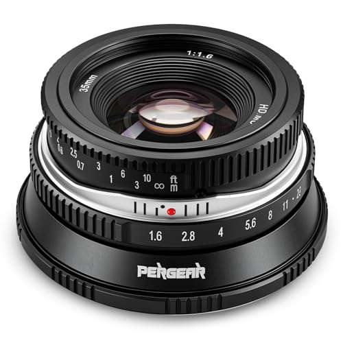 PERGEAR 35mm F1.2 マイクロフォーサーズ Amazon.co.jp: Pergear 35mm F1.6 II APS-C マイクロフォーサーズ 単