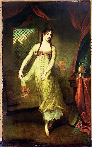 Pintura mural en lienzo de alta calidad con el retrato histórico de Mademoiselle Hilligsberg