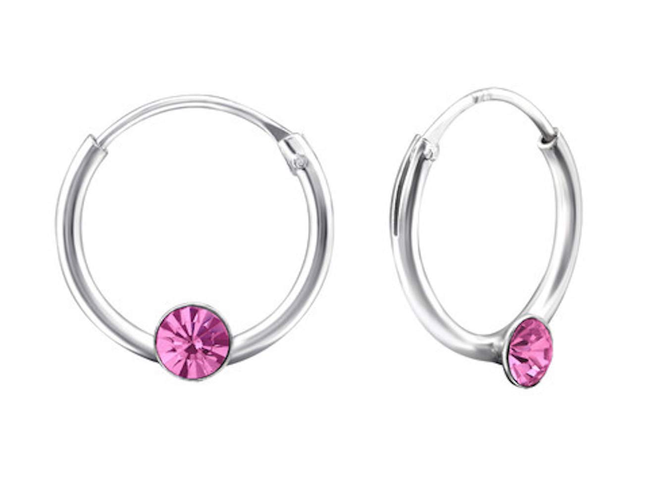 Aww So Cute 925 Sterling Silver Hypoallergenic Round Hoop Earrings for Babies, Kids & Girls | Diwali Gift/Birthday Gift | Comes in a Gift Box | 925 Stamped with Certificate of Authenticity | ER1536 (B07R8VPYYK) Amazon Price History, Amazon Price Tracker