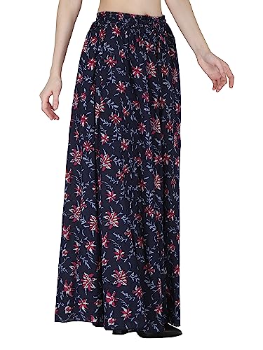 Image of Sttoffa Cotton Printed Women Wear Maxi Long Skirt 40 inch inch Full Length