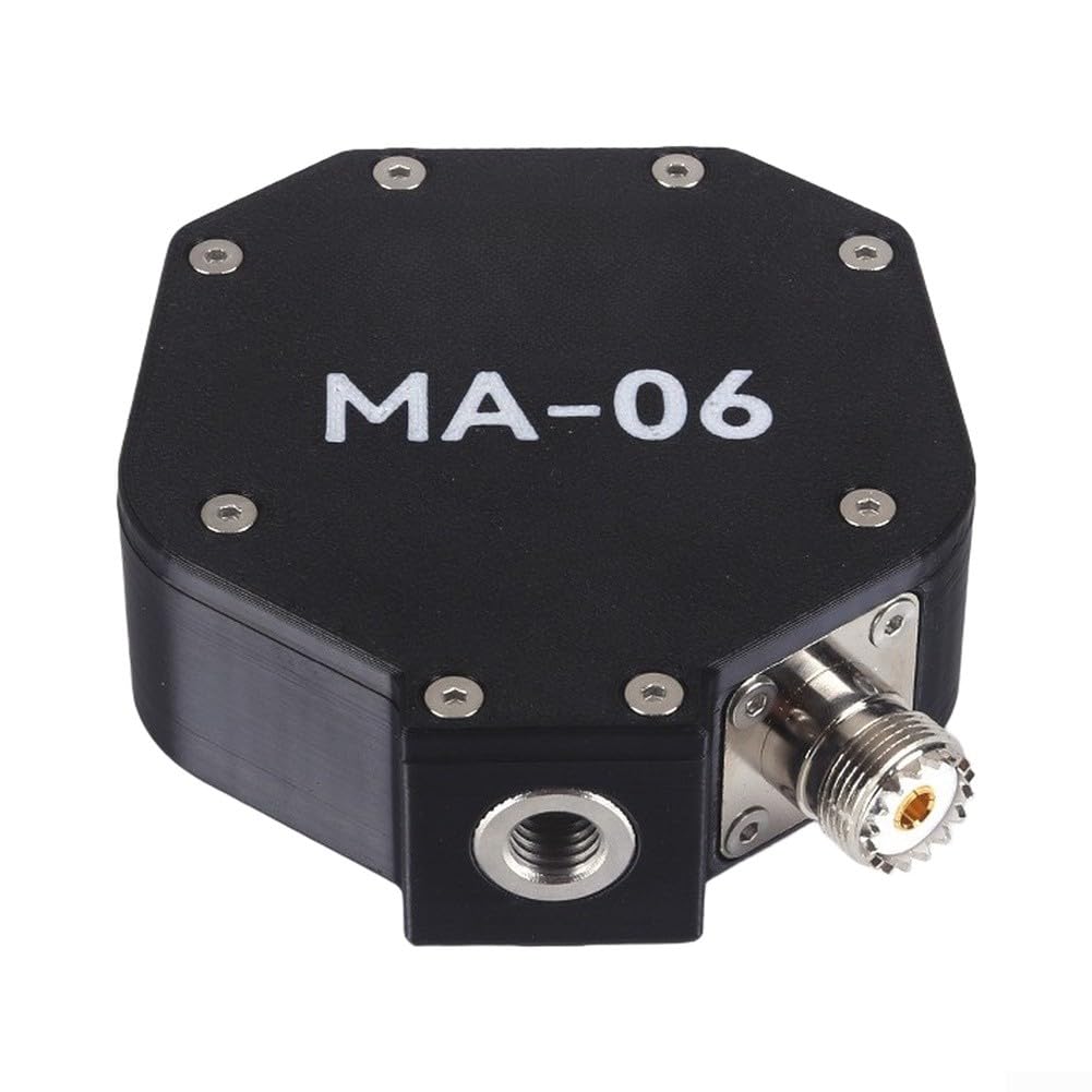MA-06 Base a onde corte Dual Mode V orizzontale per frustino telescopico da 5,6 m 100 W SSB Ham Radio portatile configurazione da campo nero (blu)