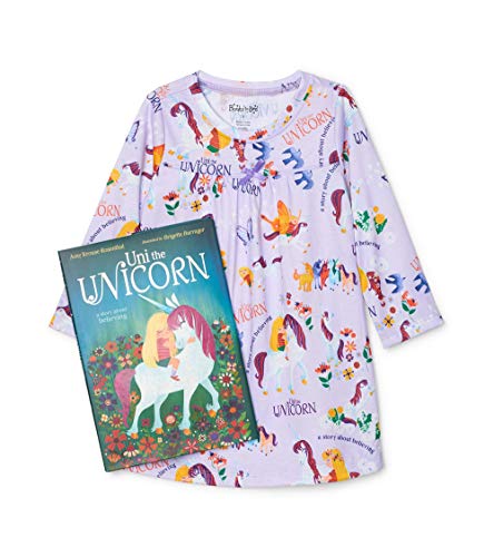 Girls' Book and Long Sleeve Printed Nightgown Set