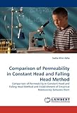 Comparison of Permeability in Constant Head and Falling Head Method: Comparison of Permeability in Constant Head and Falling Head Method and Establishment of Empirical Relationship between them