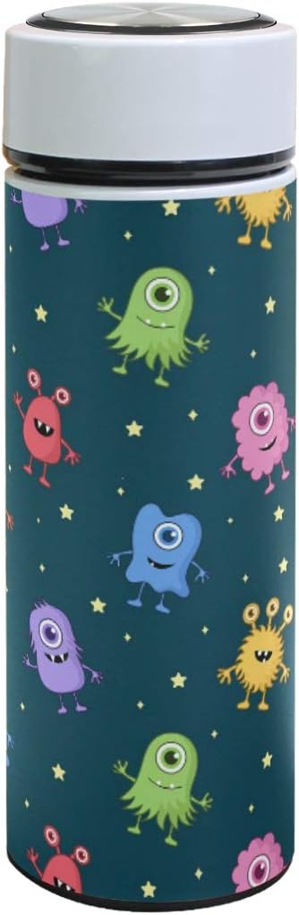 Amazon サーモス水筒 マグボトル ジャー 魔法瓶 可愛い モンスター 大容量 保温 保冷 スクリュータイプ 水筒 マグボトル オンライン通販