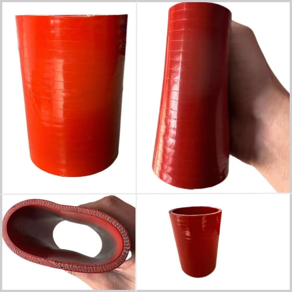 Manguera Reductora De Silicona Reforzada De 4 Capas, 300 Mm De Longitud, Resistente A Altas Temperaturas (240 °C) Y Presión, For Turbo/intercooler (1 Unidad)(ID 63mm)