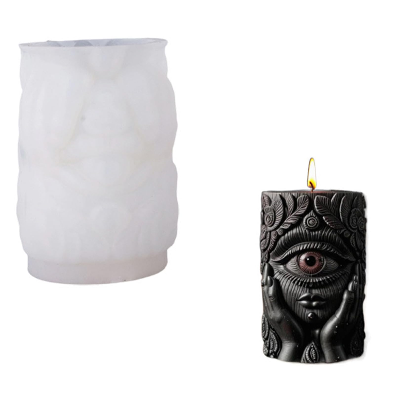 Kalttoy Gj156 Mold, Eyes Silicone For Making Halloween Candled Molds Soap, Aromatherapys Candled Resin Ornaments Mold