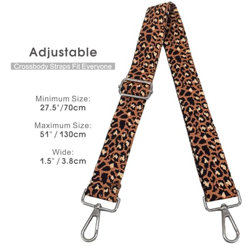 Image of Replacement Purse Strap Shoulder Strap Adjustable Crossbody Strap for Women Crossbody Wide Shoulder Bag
