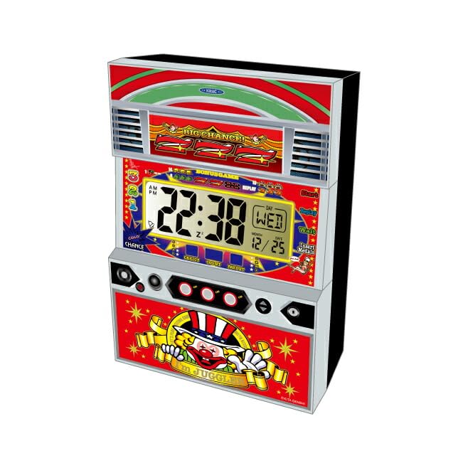 Amazon.co.jp: ジャグラー スロットクロック デラックス DX 置き時計