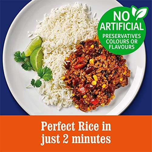Uncle Bens Long Grain and Wild Microwave Rice, Bulk Multipack 6 x 250 g pouches