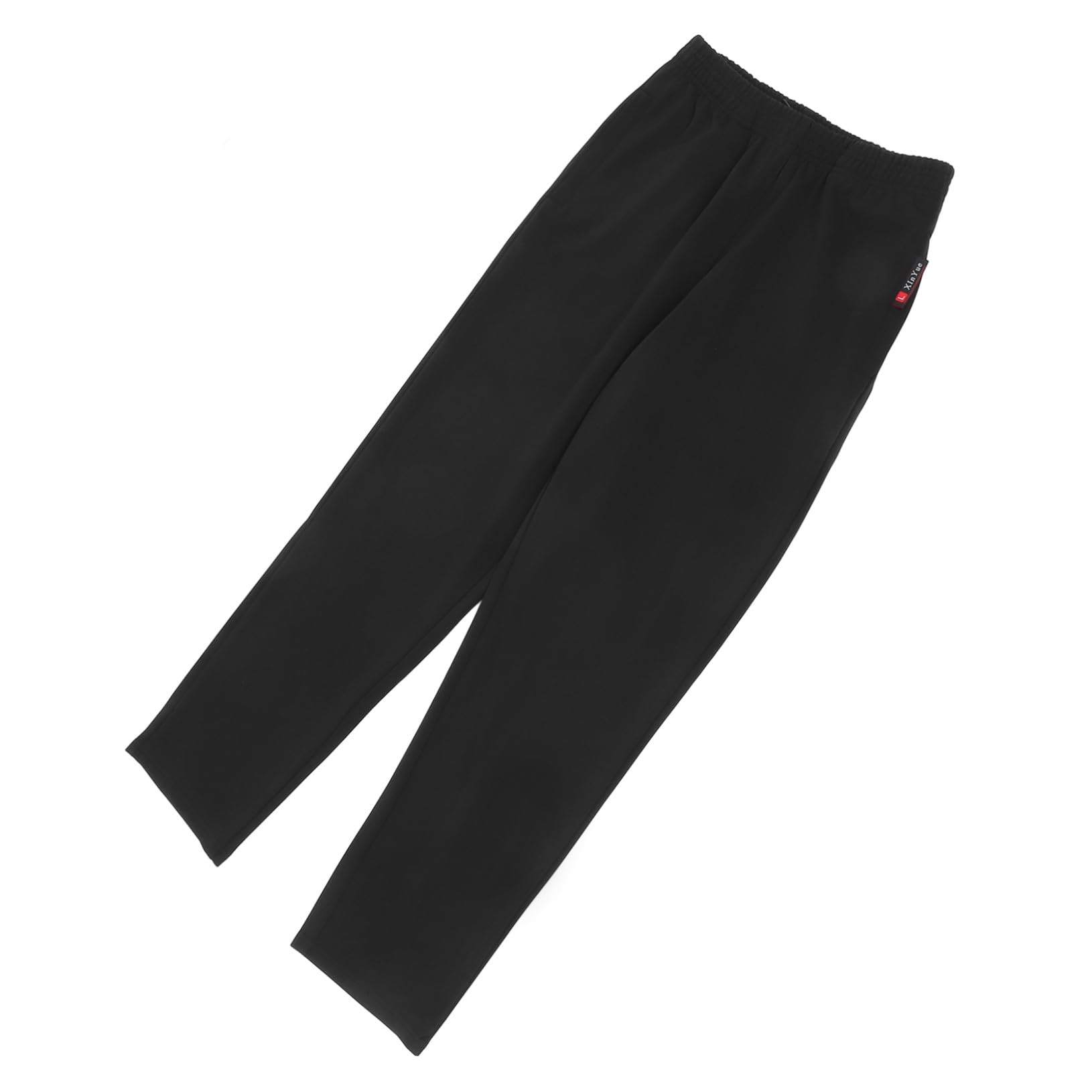 Atmungsaktive Kochhose Herren Elastischer Langlebige Baumwolle Öl und Fleckenresistent Schwarze Küchenhose für Restaurant Hotel