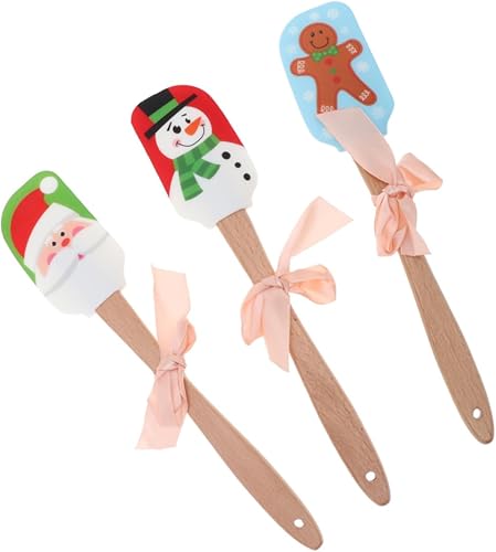 Miniatura 8 de Abaodam 9 piezas raspador de mantequilla para restaurante Espatulas de Reposteria herramientas de pan herramienta raspador de Navidad raspador de