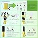 Dreyoo Light Bulb Changer Set with 3 to 12 ft Telescopic Extension Pole, Cage and Suction Cup Light Bulb Changer for High Ceilings and Recessed Lights, with Broken Bulb Changer, Lightbulb Removal Tool