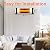 Outdoor Patio Heater, Trustech Infrared Heater with1500W, Remote Control and Timer, Indoor/Outdoor Heater with Overheat Shut Off Protection, Quiet Operation for Patio Use, Backyard,Garage,Wall Mount