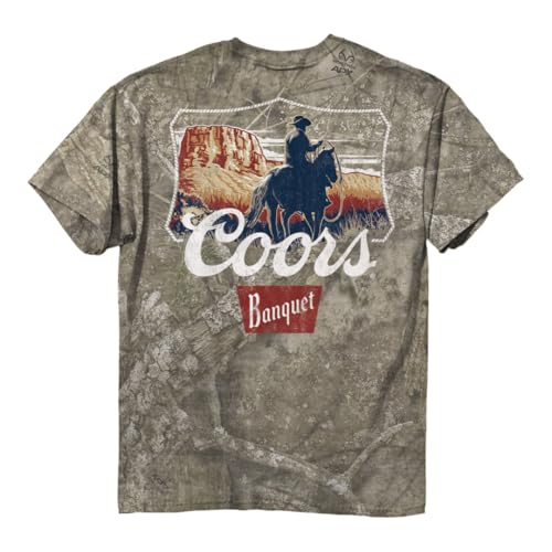 JEDCo Coors Banquet | Camo Cowboy T-Shirt | Polycotton Blend