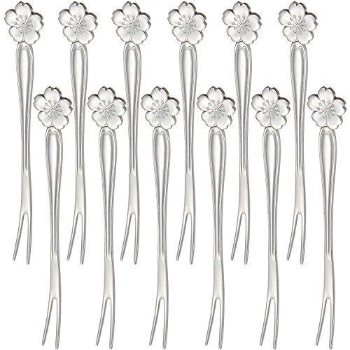 Nagao Flower Cutlery, Himefork, Sakura, Set of 12, Made in Japan