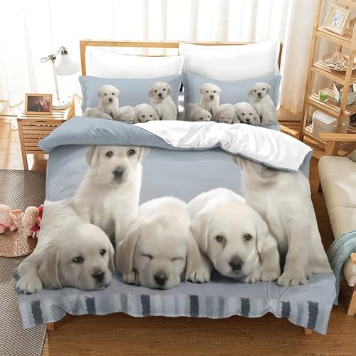 Housse de couette anti-allergique panda en microfibre douce 3D - 3
