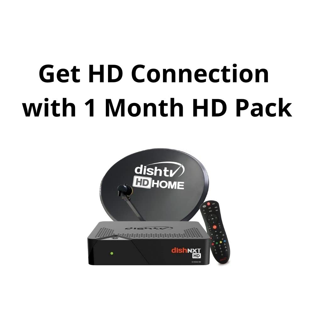 Buy DishTV HD DTH Set Top Box with 1 Month Super Family Hindi HD Pack