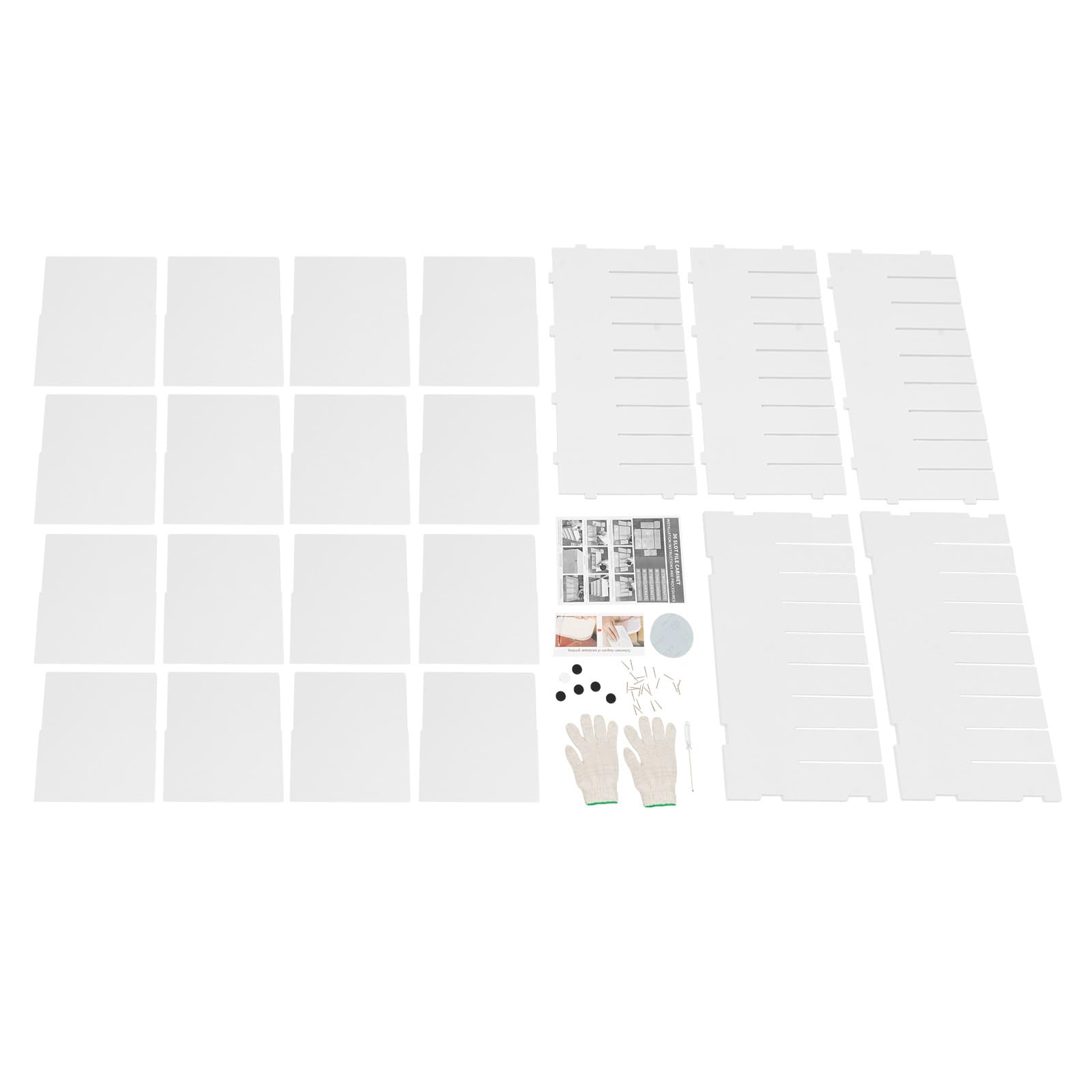 Letteratura organizzatore in PVC con 36 scomparti per documenti in ufficio e home office