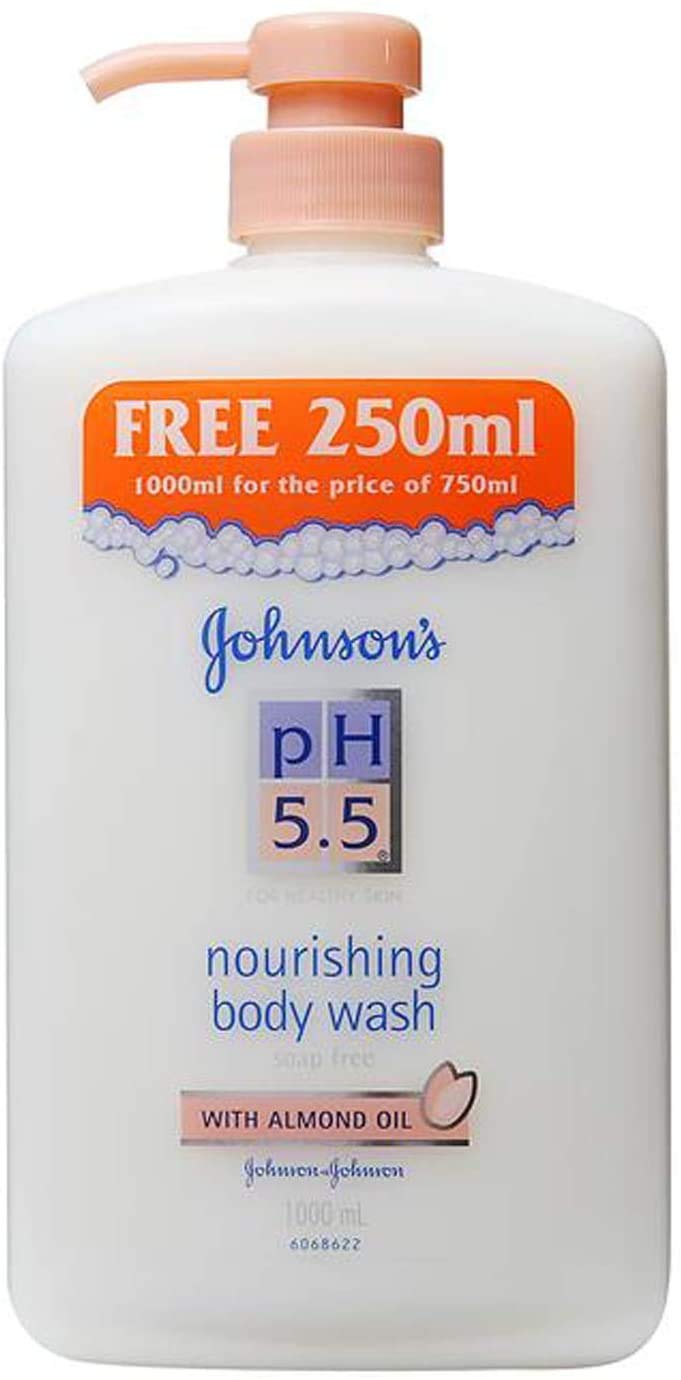 JOHNSONS PH 5.5 Nourishing BODYWASH 750ML - Almond Oil