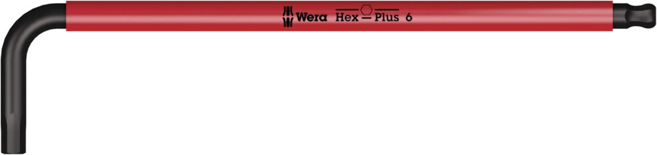 Wera Black 950 Spkl Hex-Plus Hf 6,0 Rot