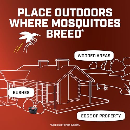 Image of Ortho Home Defense Mosquito Kill and Prevent Refill Kit - Controls Mosquitoes and Larvae, Easy-to-Use, Mosquito Killer Protects up to 4,300 sq. ft., 2 Refill Bands
