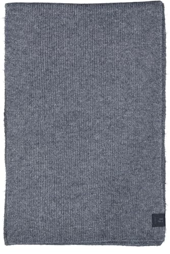 Écharpe bleue en maille côtelée GARCIA l'accessoire des balades hivernales