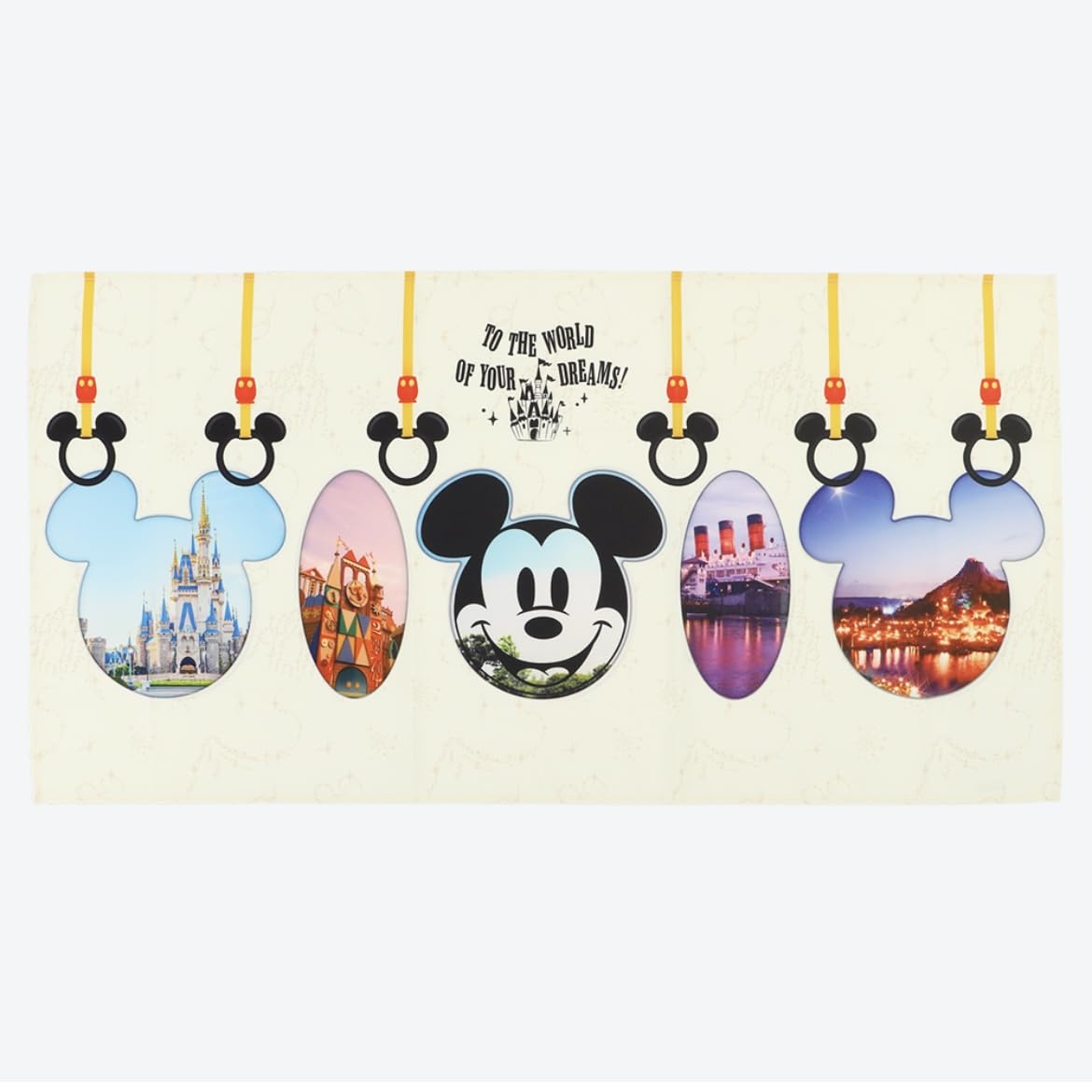 Amazon | タペストリー ディズニーリゾートライン 窓つり革 電車からの