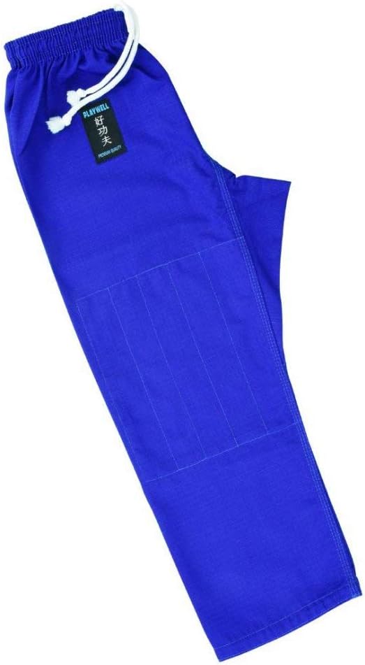 Playwell Martial ArtsPlaywell Kids Elite BJJ Gi Training Pants (Trousers) - Blue