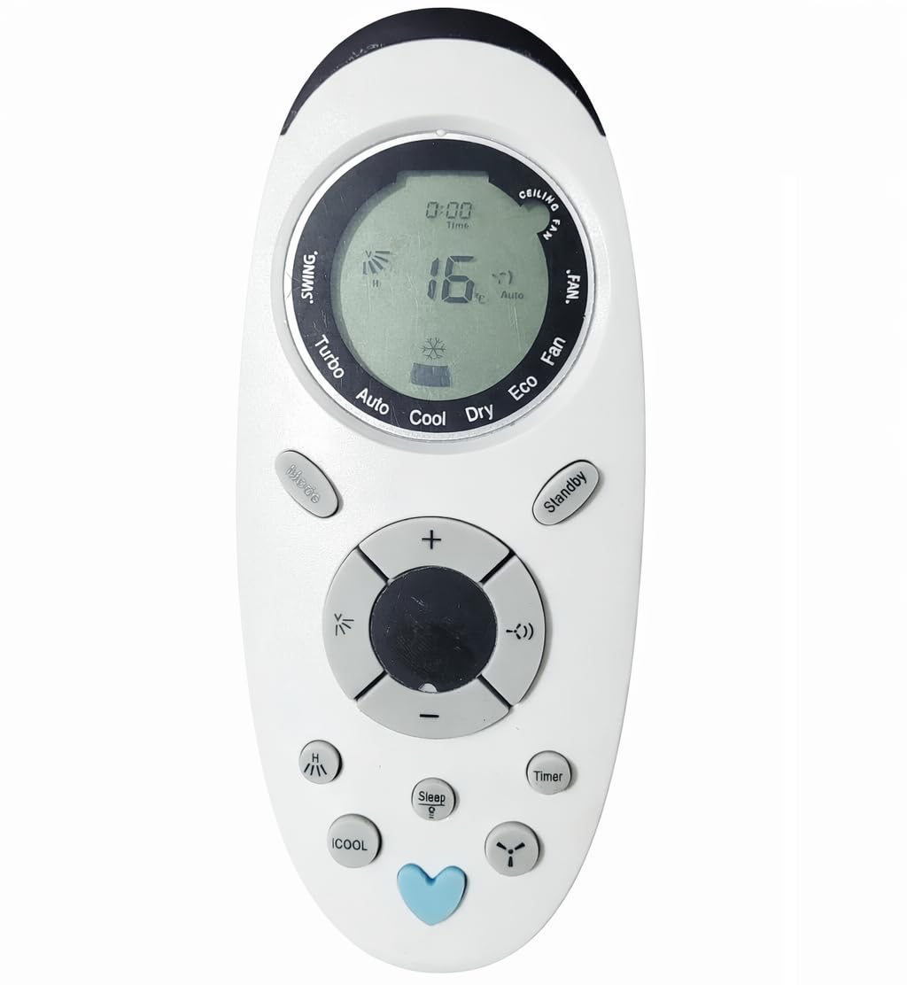 AC Remote Compatible for Onida Old AC Remote No 143A, (Work Only If Your Old Remote Same)-image-45