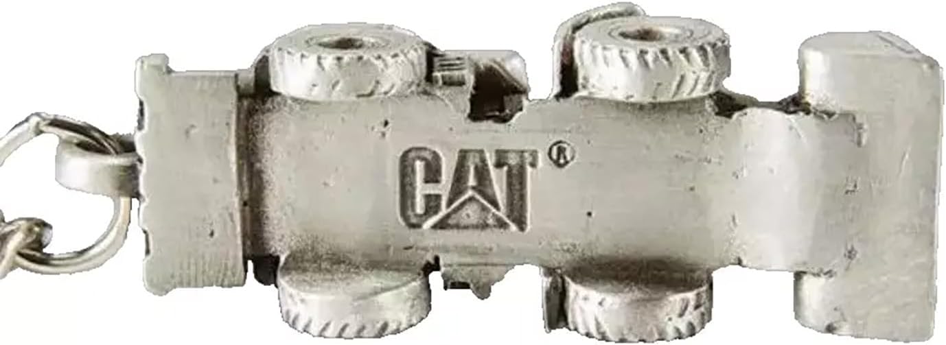 CAT Caterpillar Equipment 980K Wheel Loader Pewter Replica Keychain FOB Holder