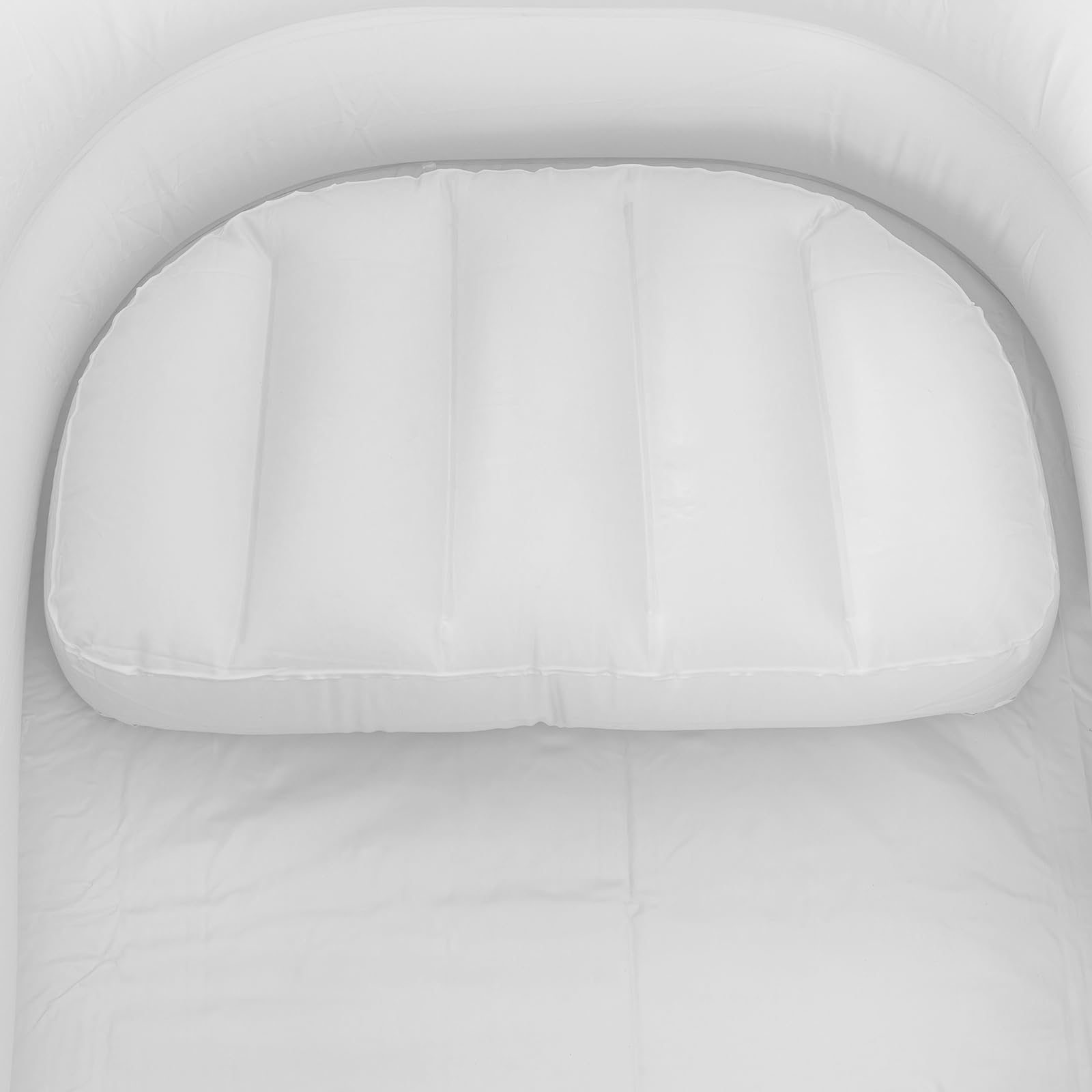 Vasca da bagno gonfiabile pieghevole per adulti, 220 x 100 x 38 cm, in PVC, ideale per la doccia a letto per anziani e con problemi di mobilità